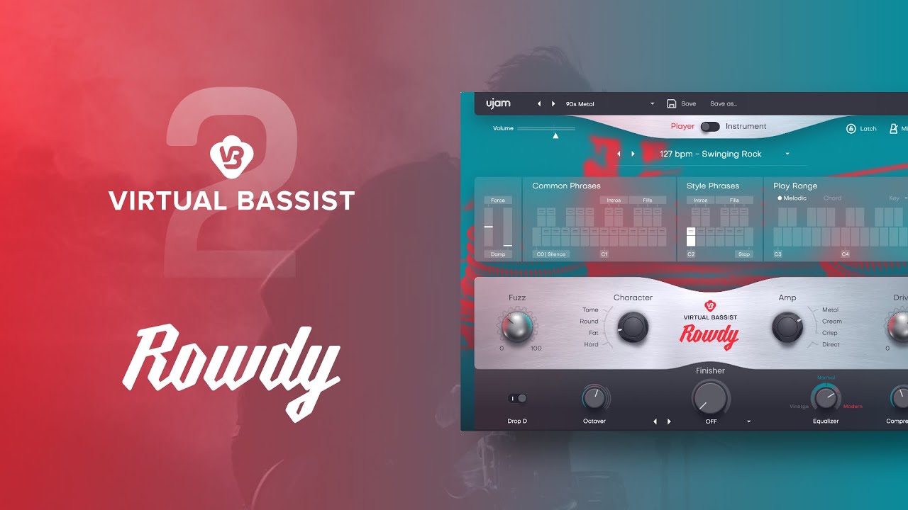 Ujam ROWDY 2 Virtual Bassist